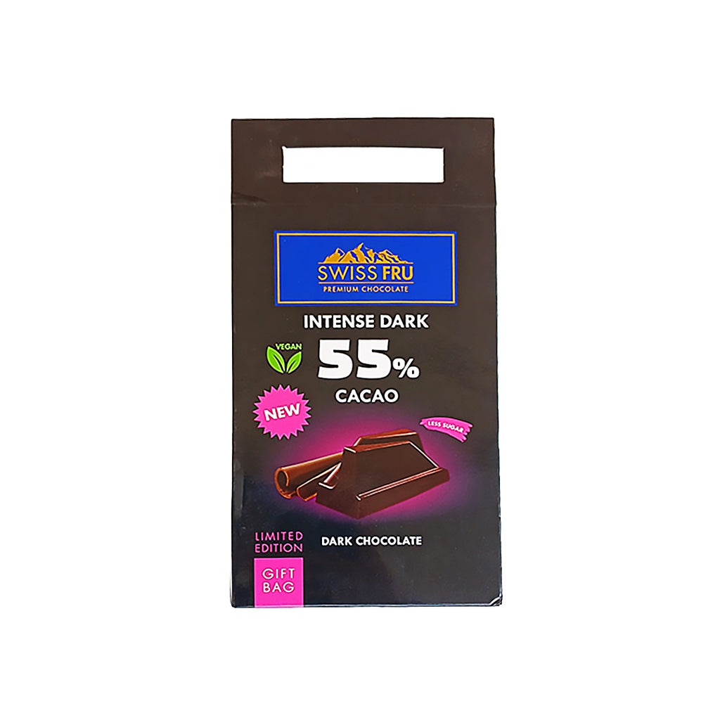 Swiss Fru - Intense Dark Chocolate 55% Cocoa - 110g