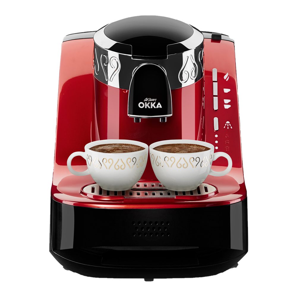Arzum Okka - Turkish Coffee Machine - Red/Chrome - OK002