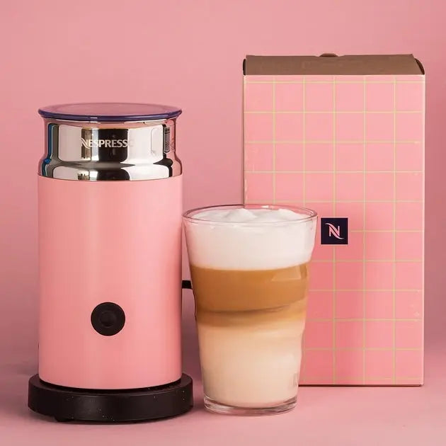 Nespresso Limited Edition Aeroccino3 - Pink at Coffee & Cream Egypt