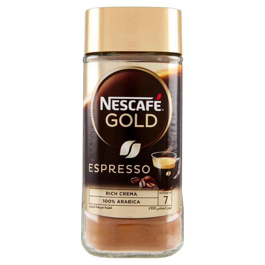 Nescafe Gold - Instant Coffee Espresso Rich Crema - 100 g