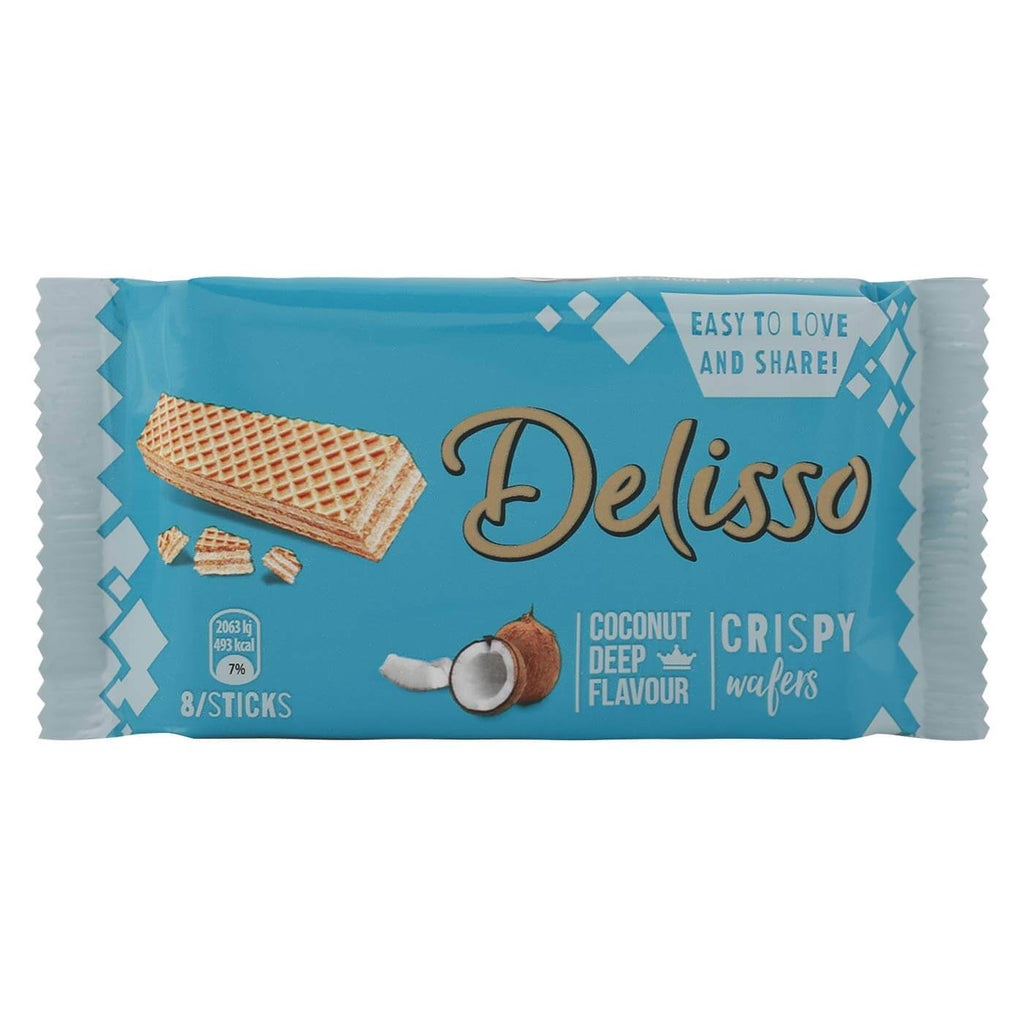 Delisso - Coconut Flavour Crispy Wafers - 60g best before 5\2024