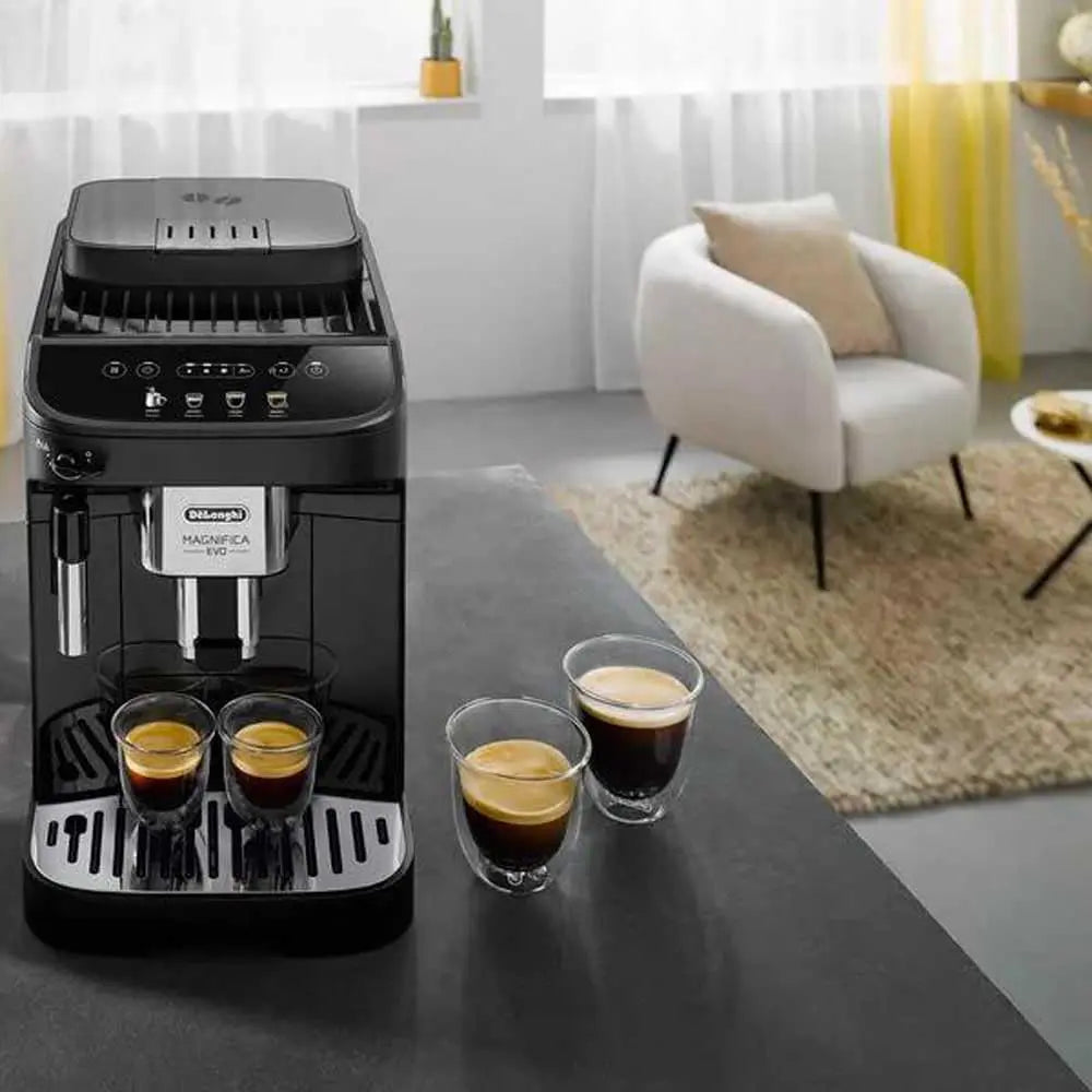 Delonghi - Magnifica Evo Doppio+ Automatic Espresso Machine Ecam290.22.b - Black (Used) Coffee & Cream