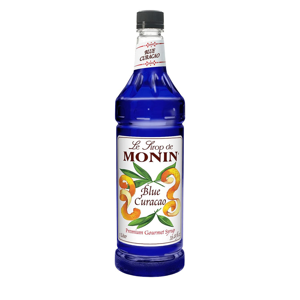 Monin - Blue Curacao Syrup PLASTIC Bottle - 1L