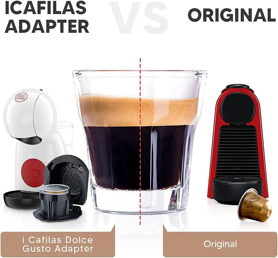 Order iCafilas Nespresso Original Capsules Adapter Dolce Gusto Machines for LE 1199.00 at Coffee & Cream, All your coffee needs in one place. Shop Coffee, Beans, Ground Coffee, Instant Coffee, Creamers, Coffee Machines, Blenders, and more. 50+ Brands Moni