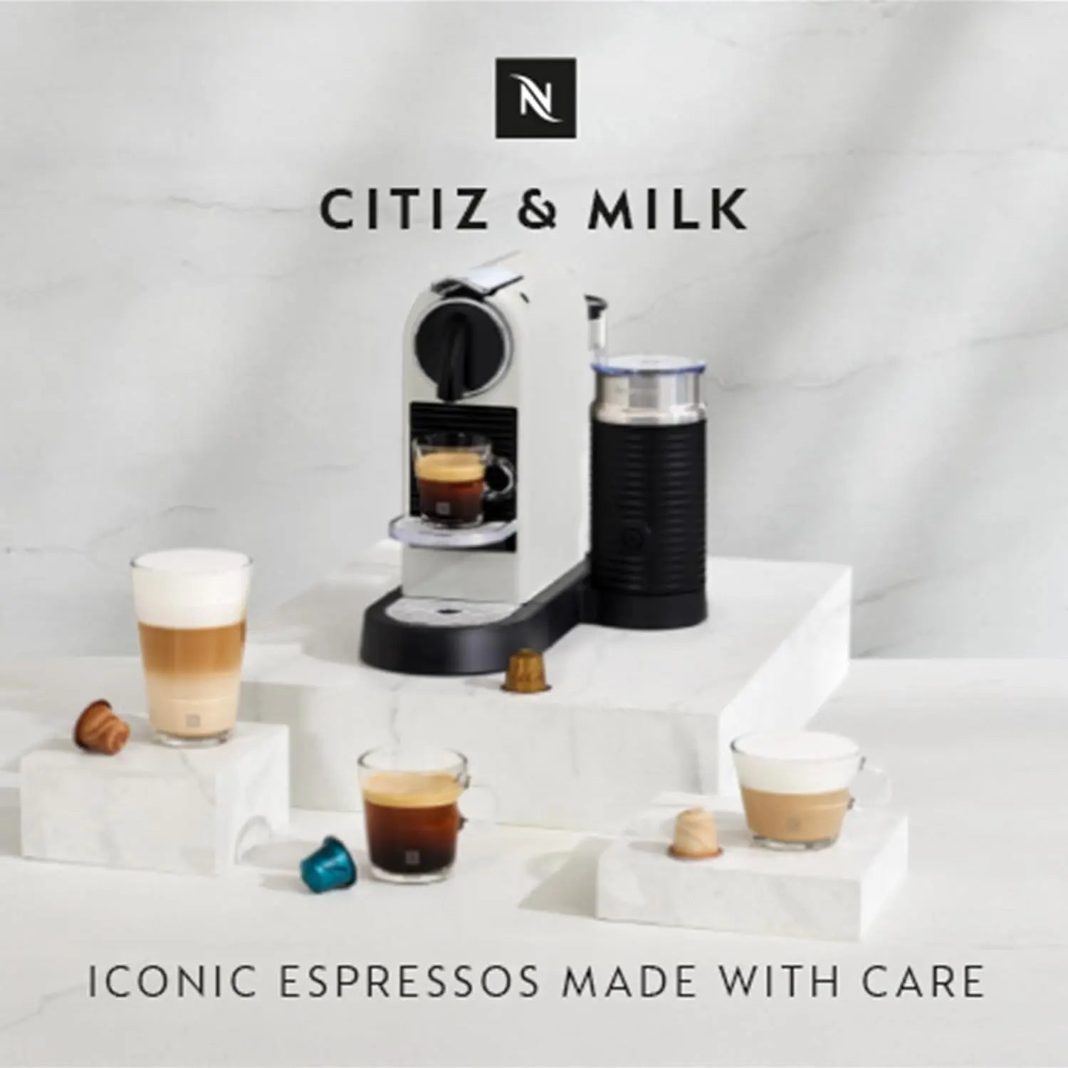 Order Nespresso EN267.BAE Citiz & Aeroccino 3 Milk Coffee Machine Black - De'Longhi for LE 16999.00 at Coffee & Cream, All your coffee needs in one place. Shop Coffee, Beans, Ground Coffee, Instant Coffee, Creamers, Coffee Machines, Blenders, and more. 50