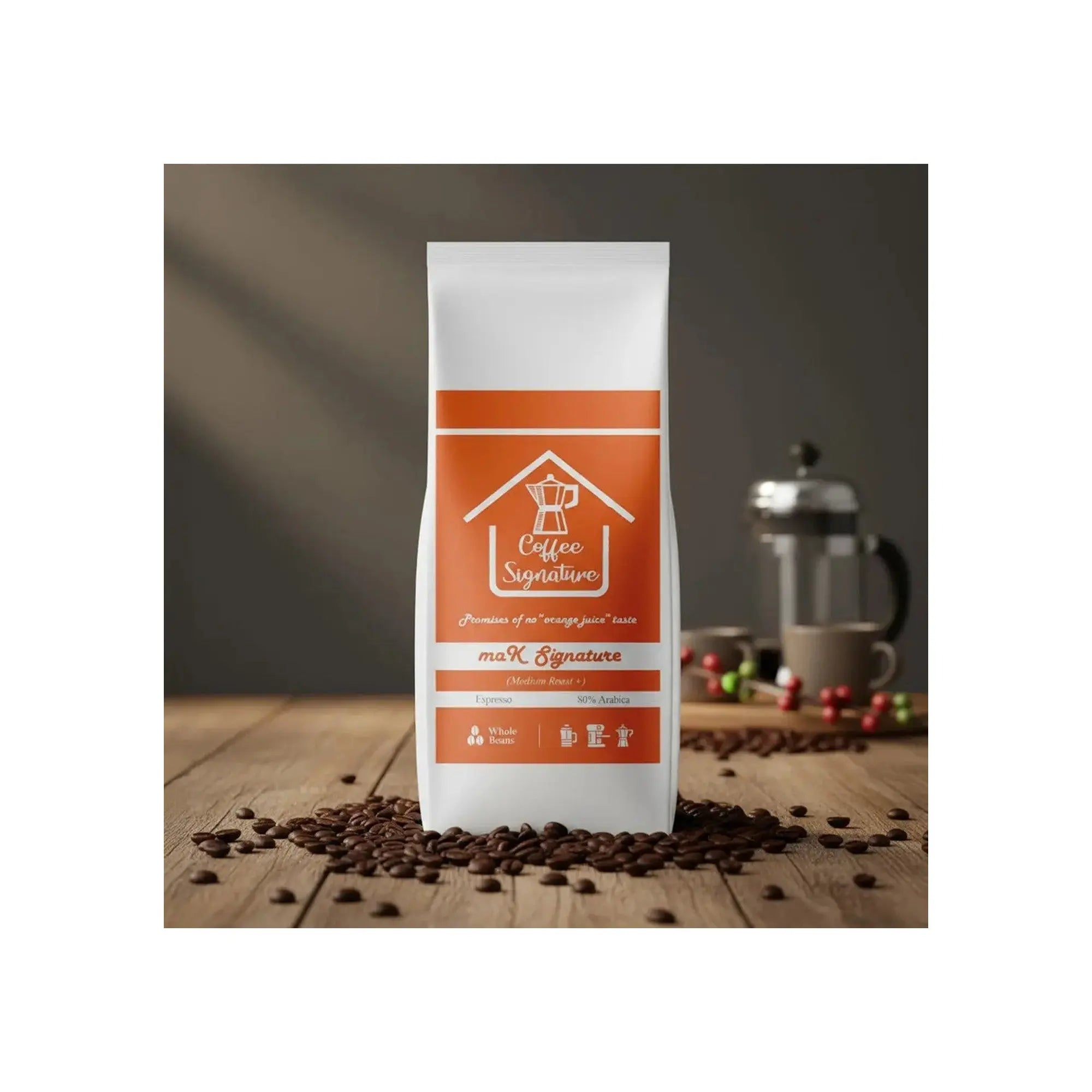 Coffee Signature Whole Coffee Beans Medium Roast - 330g Coffee & Cream