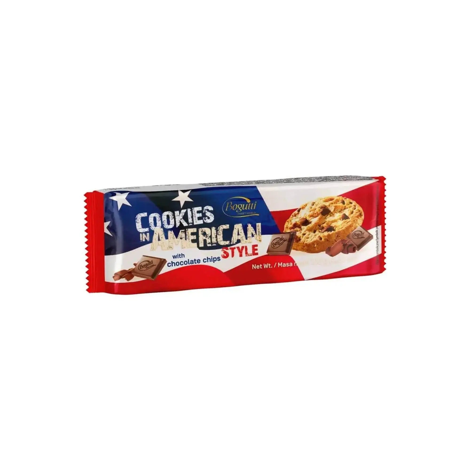Bogutti American Style Cookies with Chocolate Chips 120g pack
