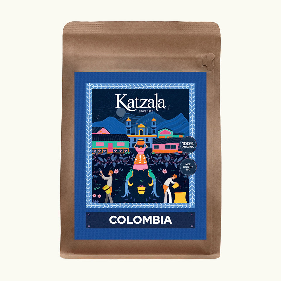 Katzala Coffee - Colombia Single Origin - Beans (100% Arabica) - 250g