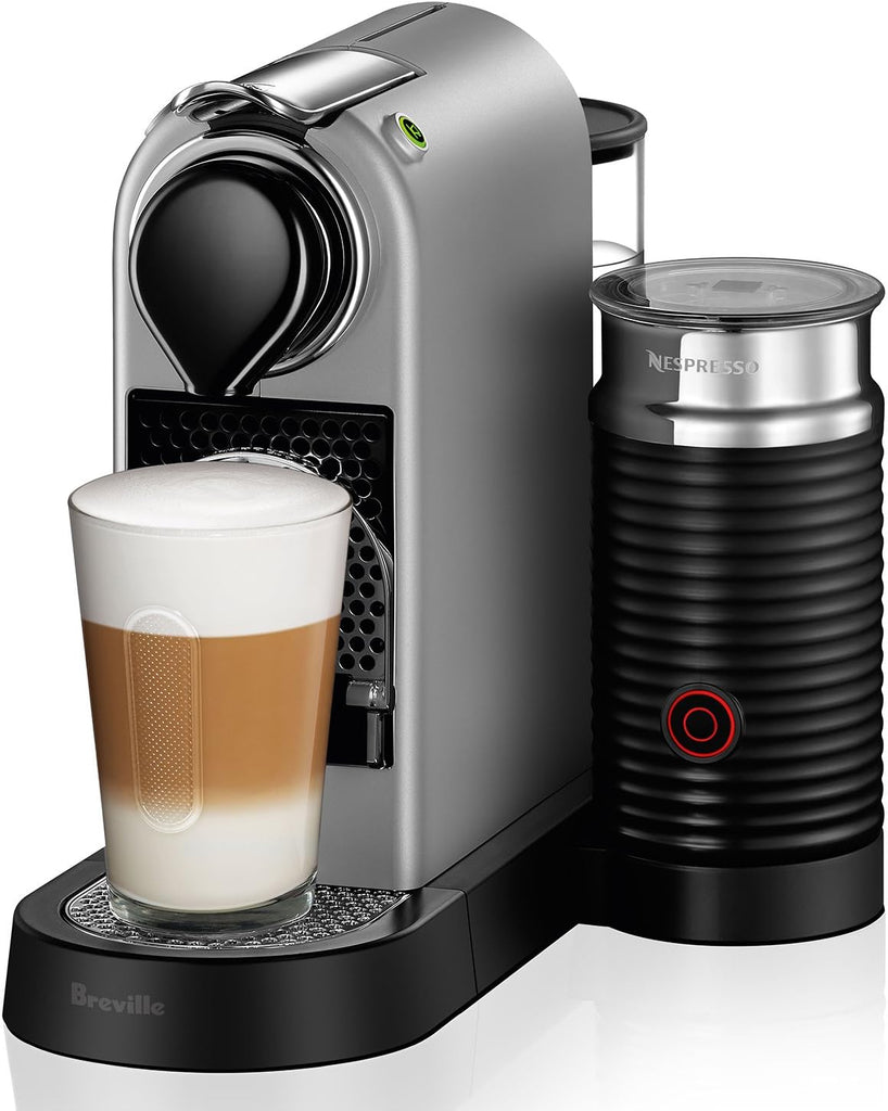 Nespresso EN267.BAE Citiz & Aeroccino 3 Milk Coffee Machine  Silver - De'Longhi