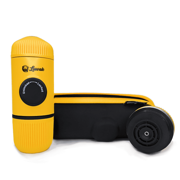Luwak Portable Manual Espresso Machine - Yellow