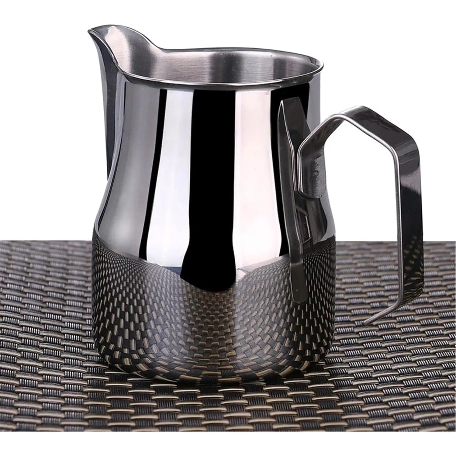 Order Stainless Steel Milk Frothing Pitcher - 350 ml for LE 350.00 at Coffee & Cream, All your coffee needs in one place. Shop Coffee, Beans, Ground Coffee, Instant Coffee, Creamers, Coffee Machines, Blenders, and more. 50+ Brands Monin, Lavazza, Starbuck