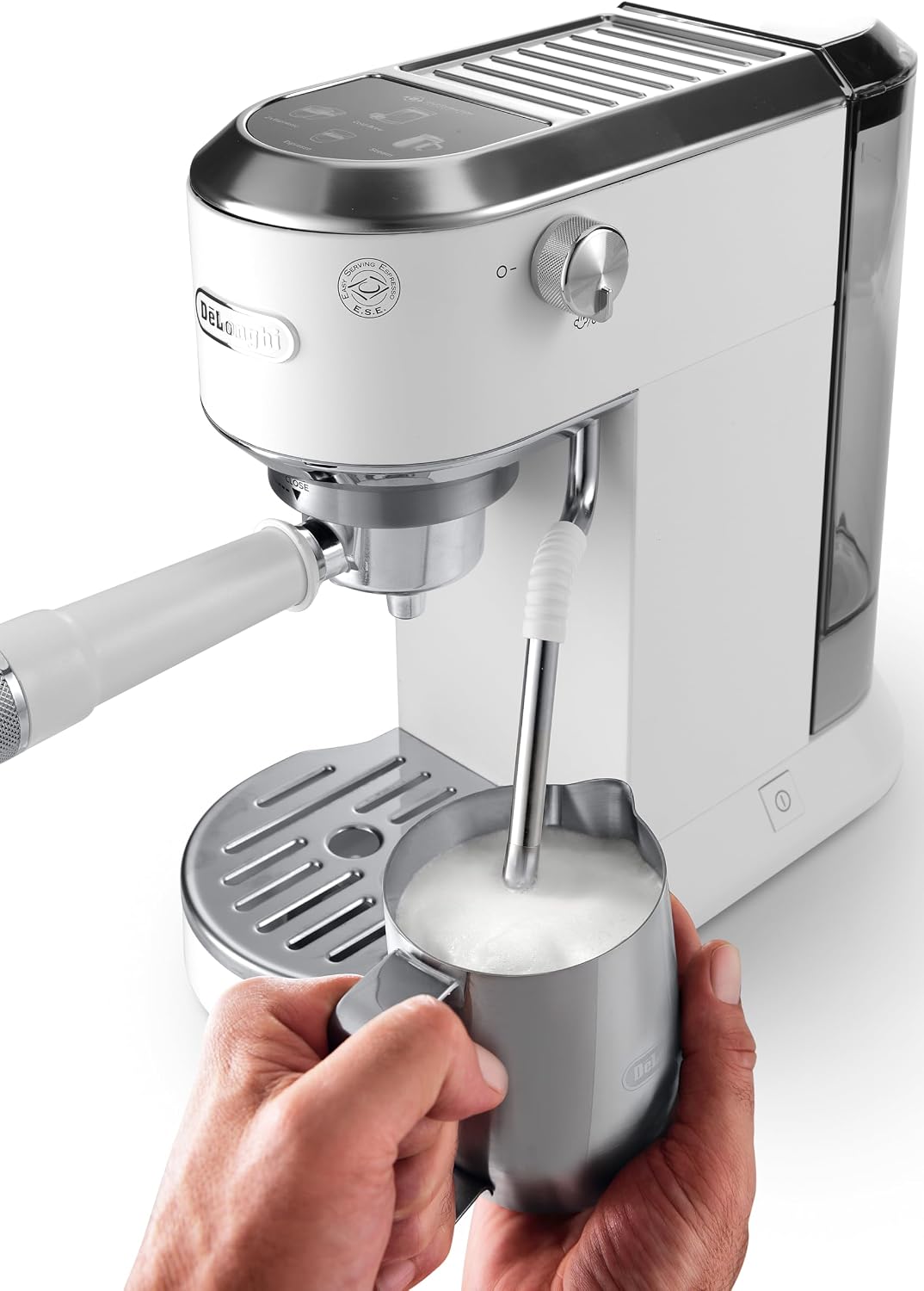 De'Longhi Dedica Duo EC890.M Espresso & Cold Brew Machine - Silver + Gifts