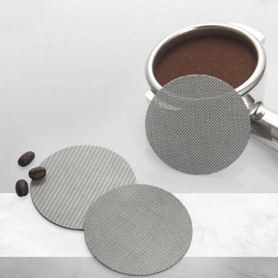 Stainless Steel Coffee Portafilter Screen Filter for Coffee Maker - 58mm