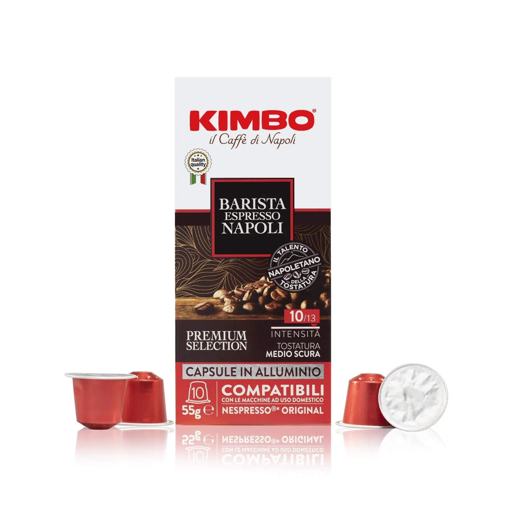 Kimbo - Espresso Barista Napoli Compatible by Nespresso - 10 capsules at Coffee & Cream Egypt