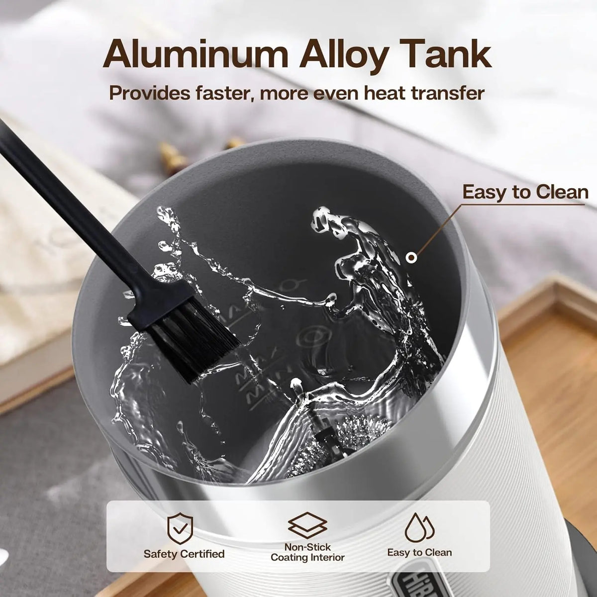 Order Hibrew - Milk Frother M1A - White for LE 2750.00 at Coffee & Cream, All your coffee needs in one place. Shop Coffee, Beans, Ground Coffee, Instant Coffee, Creamers, Coffee Machines, Blenders, and more. 50+ Brands Monin, Lavazza, Starbucks, Nespresso