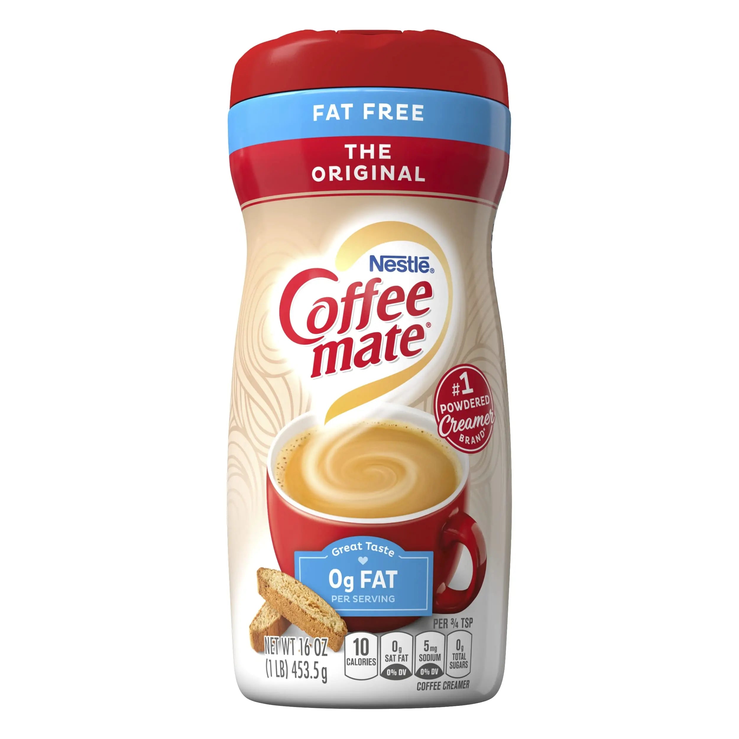 Order Nestle Coffee Mate -The Original Fat Free - 453.5 grams for LE 345.00 at Coffee & Cream, All your coffee needs in one place. Shop Coffee, Beans, Ground Coffee, Instant Coffee, Creamers, Coffee Machines, Blenders, and more. 50+ Brands Monin, Lavazza,