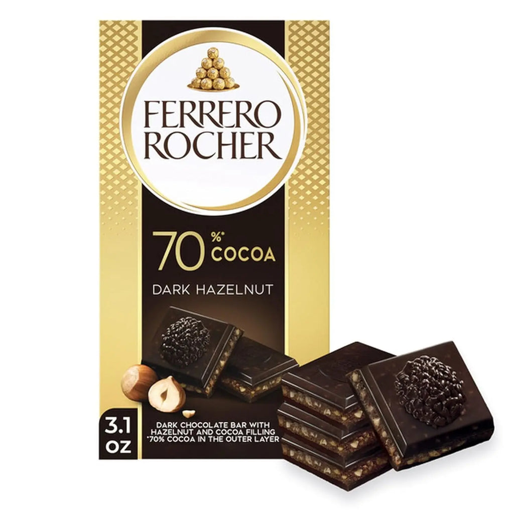 Ferrero Rocher - Dark Chocolate With Hazelnut 70% Cocoa - 90g at Coffee & Cream Egypt