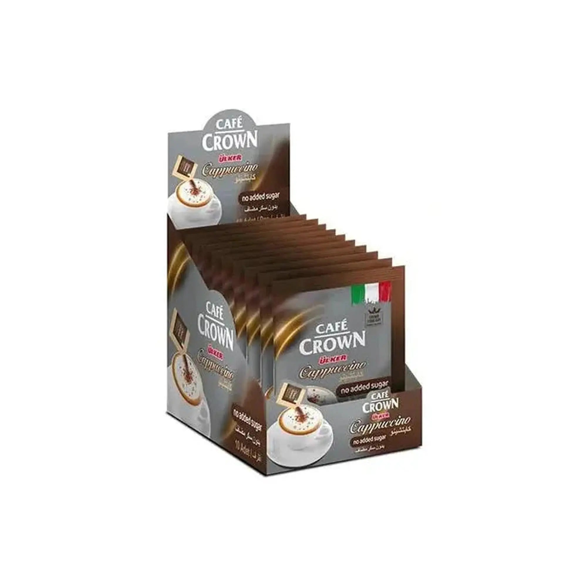 Cafe Crown - Cappuccino NO Sugar - 25g * 10 Sachets at Coffee & Cream Egypt