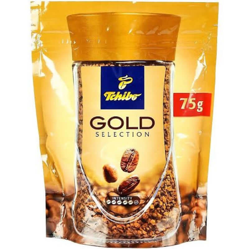 Order Tchibo - Gold Selection Instant coffee - 75g for LE 199.00 at Coffee & Cream, All your coffee needs in one place. Shop Coffee, Beans, Ground Coffee, Instant Coffee, Creamers, Coffee Machines, Blenders, and more. 50+ Brands Monin, Lavazza, Starbucks,