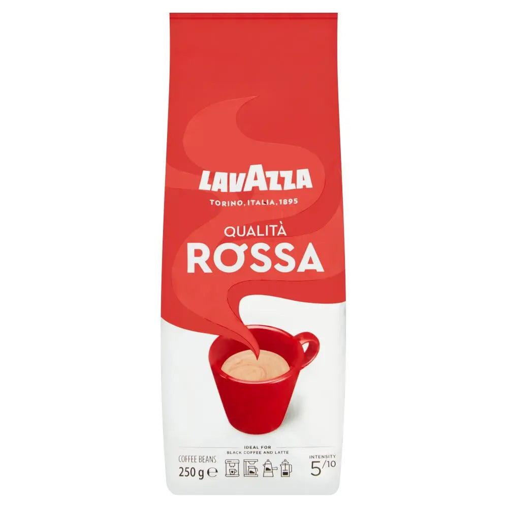 Lavazza - Rossa Whole Coffee Beans - 250g Coffee & Cream