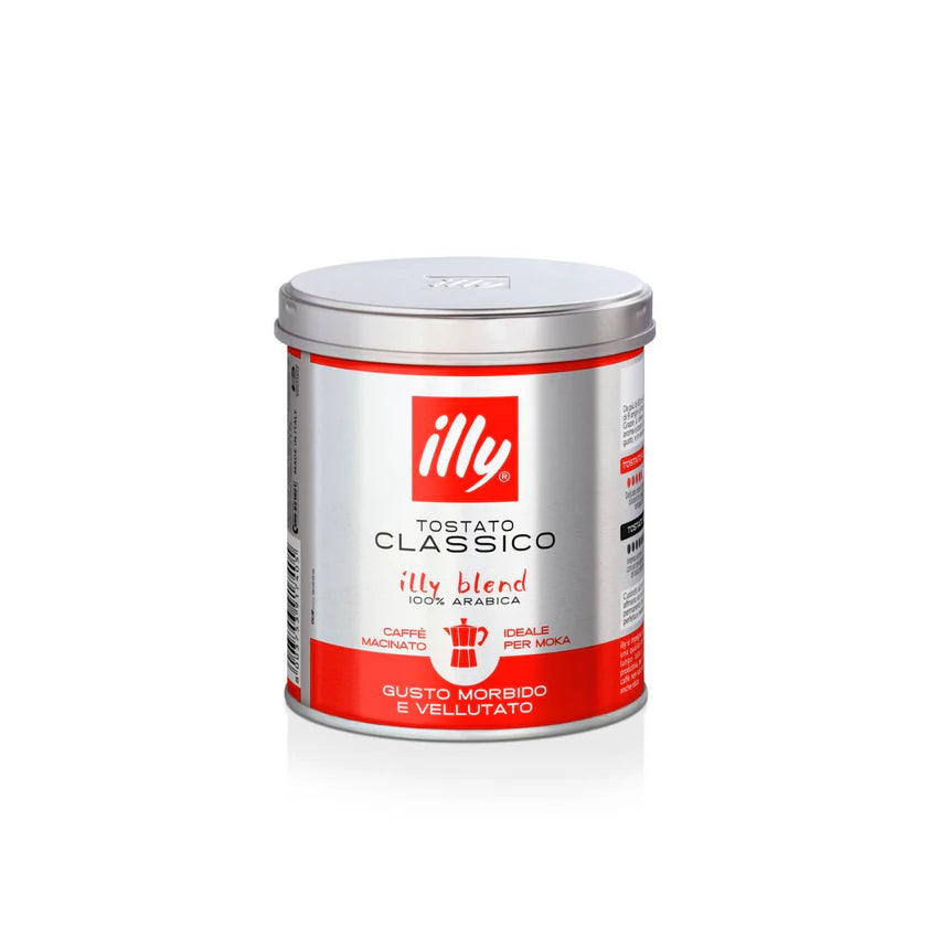 Illy - Classico Ground Espresso Coffee For Moka Pot - 125g
