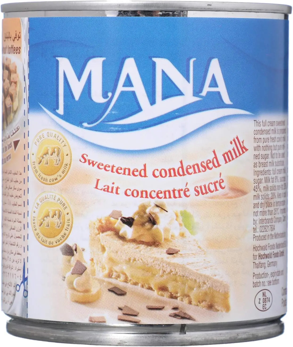 Mana - Sweetend Condensed Milk - 397 gm Coffee & Cream