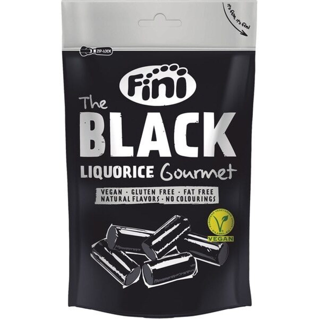 Fini Black Gourmet Liquorice 180g Pack of 6