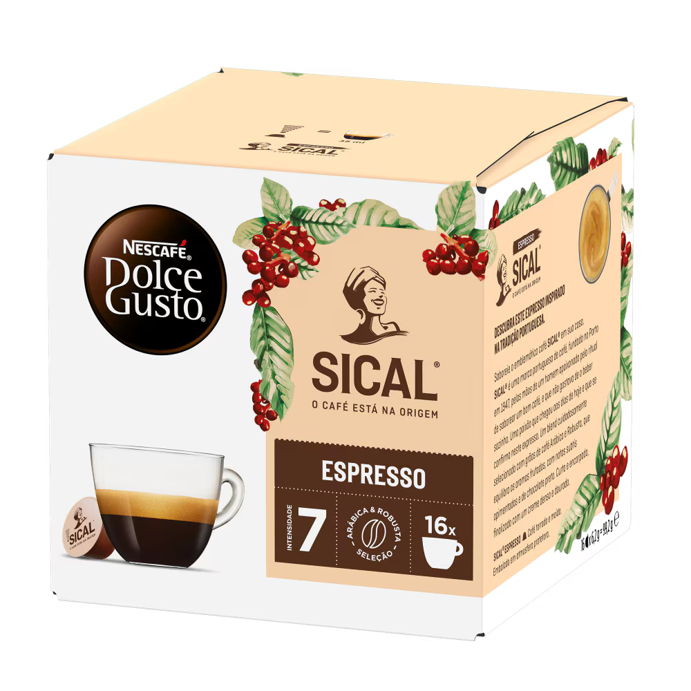 Nescafe Dolce Gusto Sical Espresso 7 - 16 Capsules coffee & cream