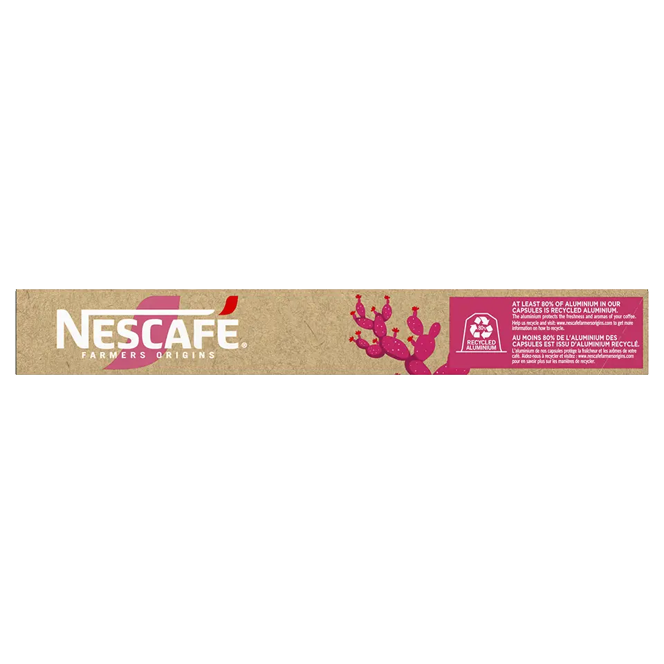 Order Nescafe Farmers Origins - Mexico Espresso #7 Compatible by Nespresso -10 capsules for LE 99.00 at Coffee & Cream, All your coffee needs in one place. Shop Coffee, Beans, Ground Coffee, Instant Coffee, Creamers, Coffee Machines, Blenders, and more. 5