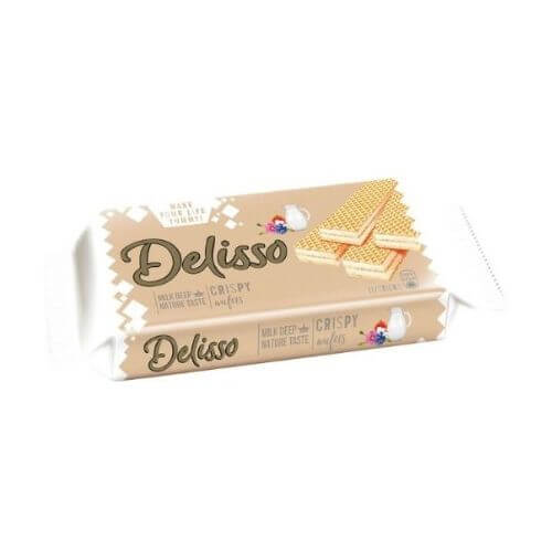 Delisso - Milk Flavour Crispy Wafers - 60g