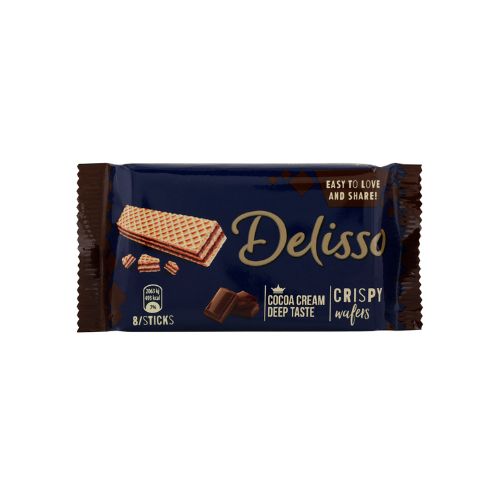 Delisso - Chocolate Cream Flavour Crispy Wafers - 60g