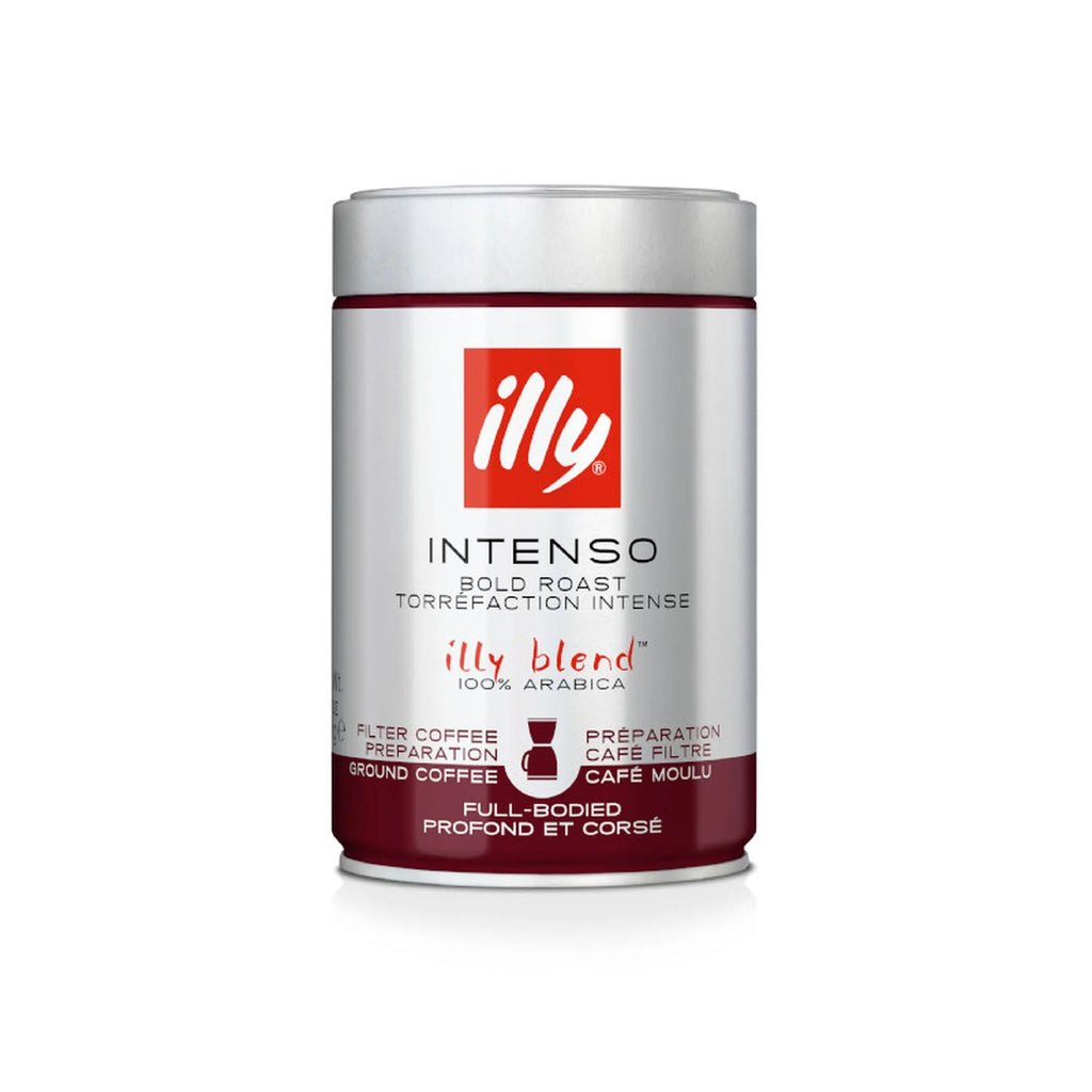 Order Illy - Intenso Filter Ground Coffee - 250g for LE 425.00 at Coffee & Cream, All your coffee needs in one place. Shop Coffee, Beans, Ground Coffee, Instant Coffee, Creamers, Coffee Machines, Blenders, and more. 50+ Brands Monin, Lavazza, Starbucks, N