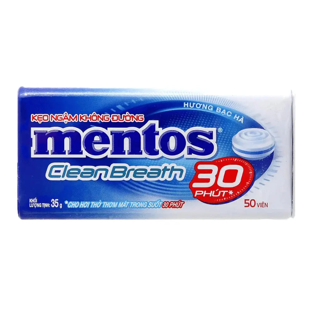 Mentos - Menthol Clean Breath 30 Mints - 35g Coffee & Cream