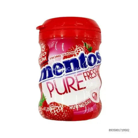 Mentos - Strawberry Sugar Free Chewing Gum - 61.25g at Coffee & Cream Egypt