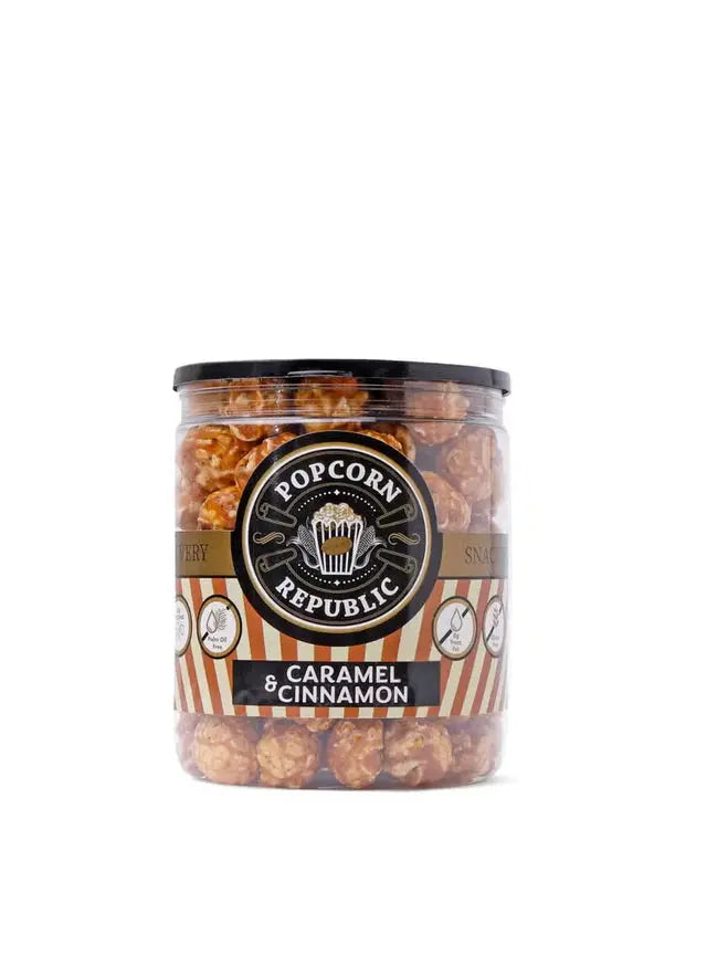 Popcorn Republic - Air-Popped Caramel & Cinnamon - 100g Olis
