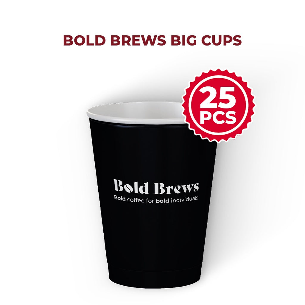 Bold Brews - Cappuccino Cup (Pack of 25) - 350 ml