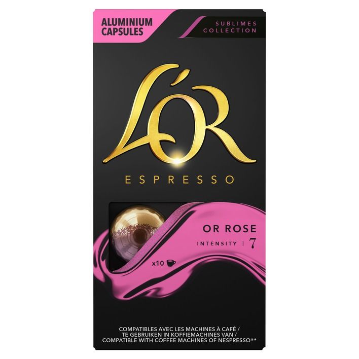 L'or - Rose Compatible with Nespresso - 10 Capsules