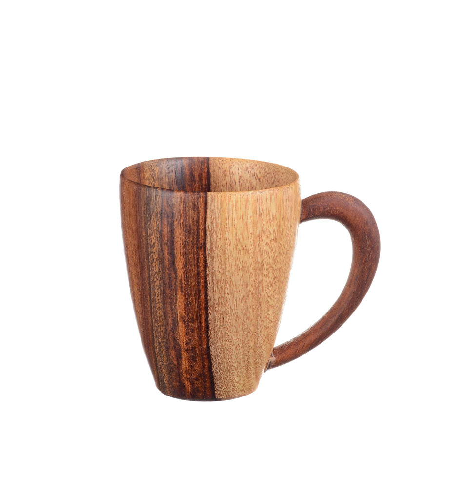 KGA - Wooden mug Handmade Natural Wood Drinking Cup #7886