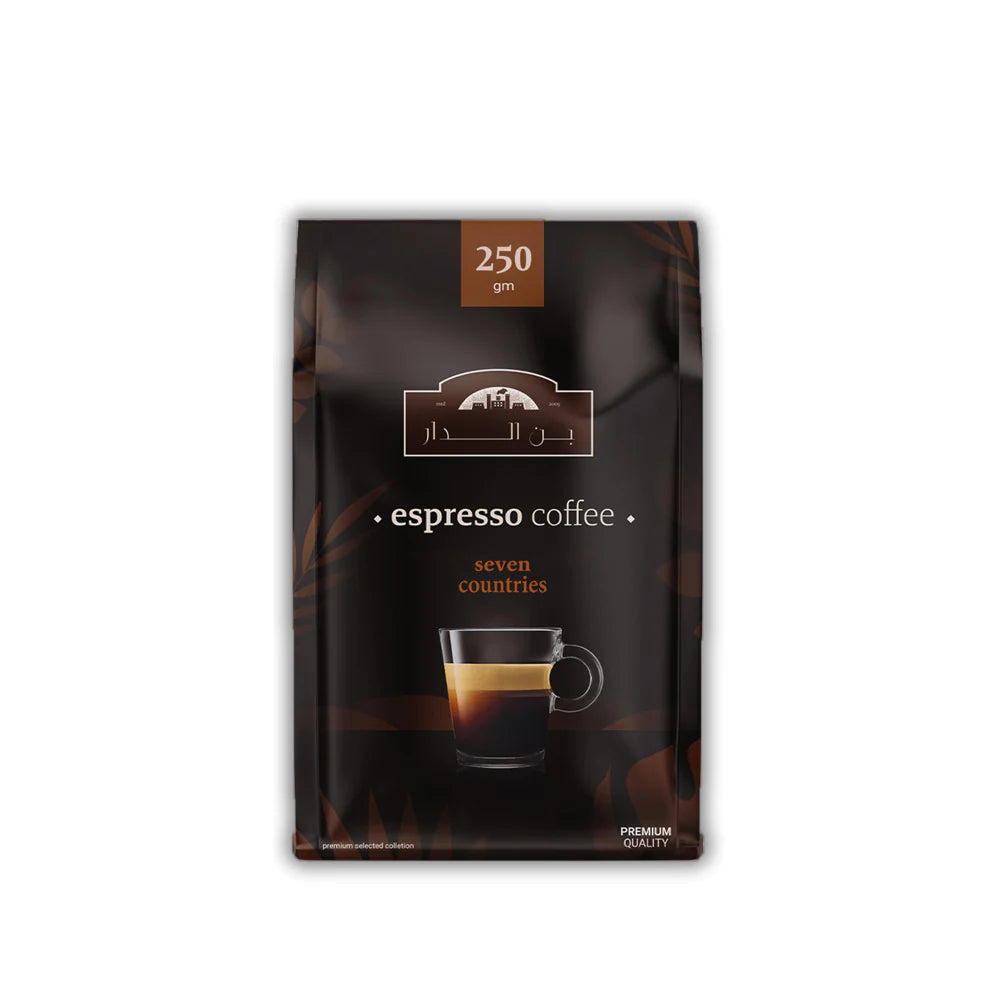 AlDar Coffee Seven Countries - Ground Espresso Coffee  - 250g