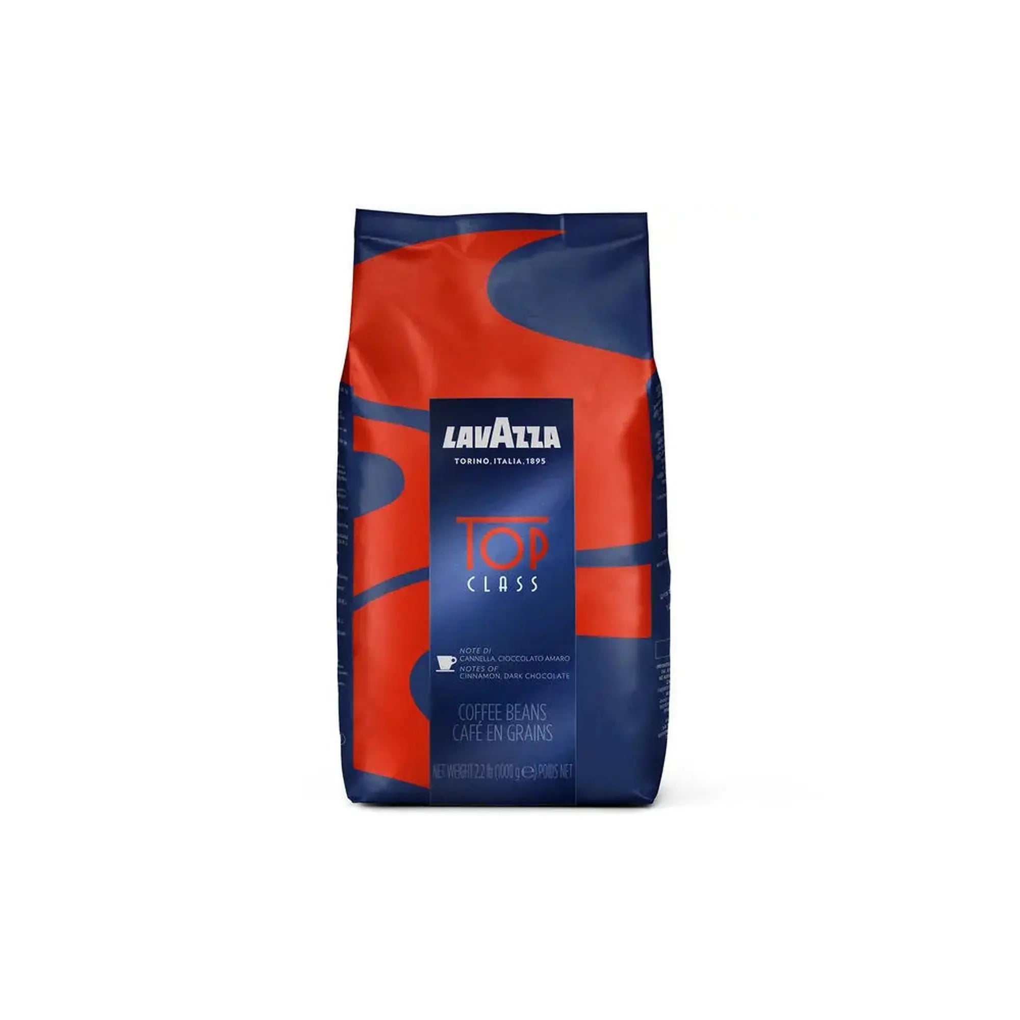 Lavazza Top Class Whole Coffee Beans - 1kg at Coffee & Cream Egypt