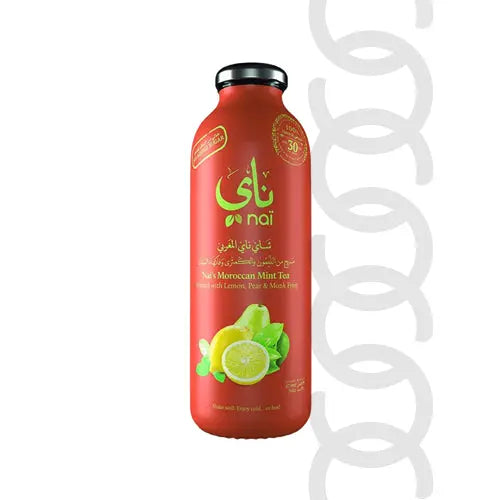 Tawzeea Nai - Moroccan Mint Tea- Infused With Lemon, Pear & Monk fruit- No Added Sugar-370ml. at Coffee & Cream Egypt