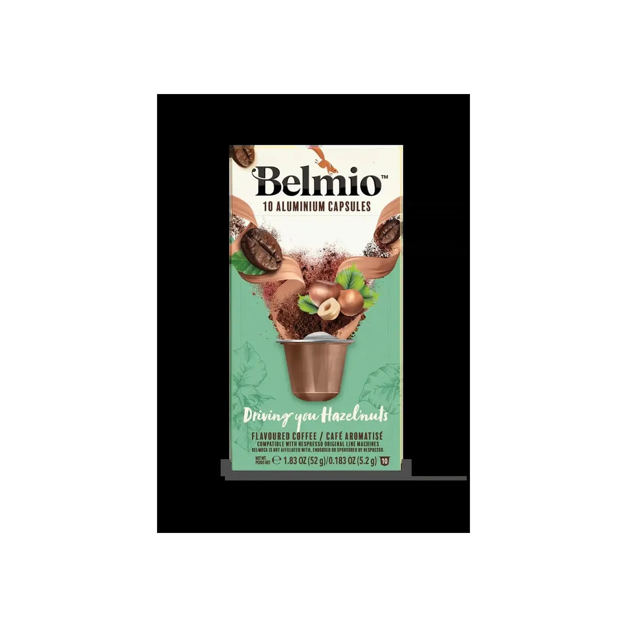 Belmio- Hazelnut - 10 capsules at Coffee & Cream Egypt