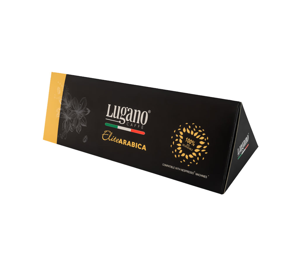 Lugano Caffé - Elite Arabica Compatible by Nespresso - 10 capsules