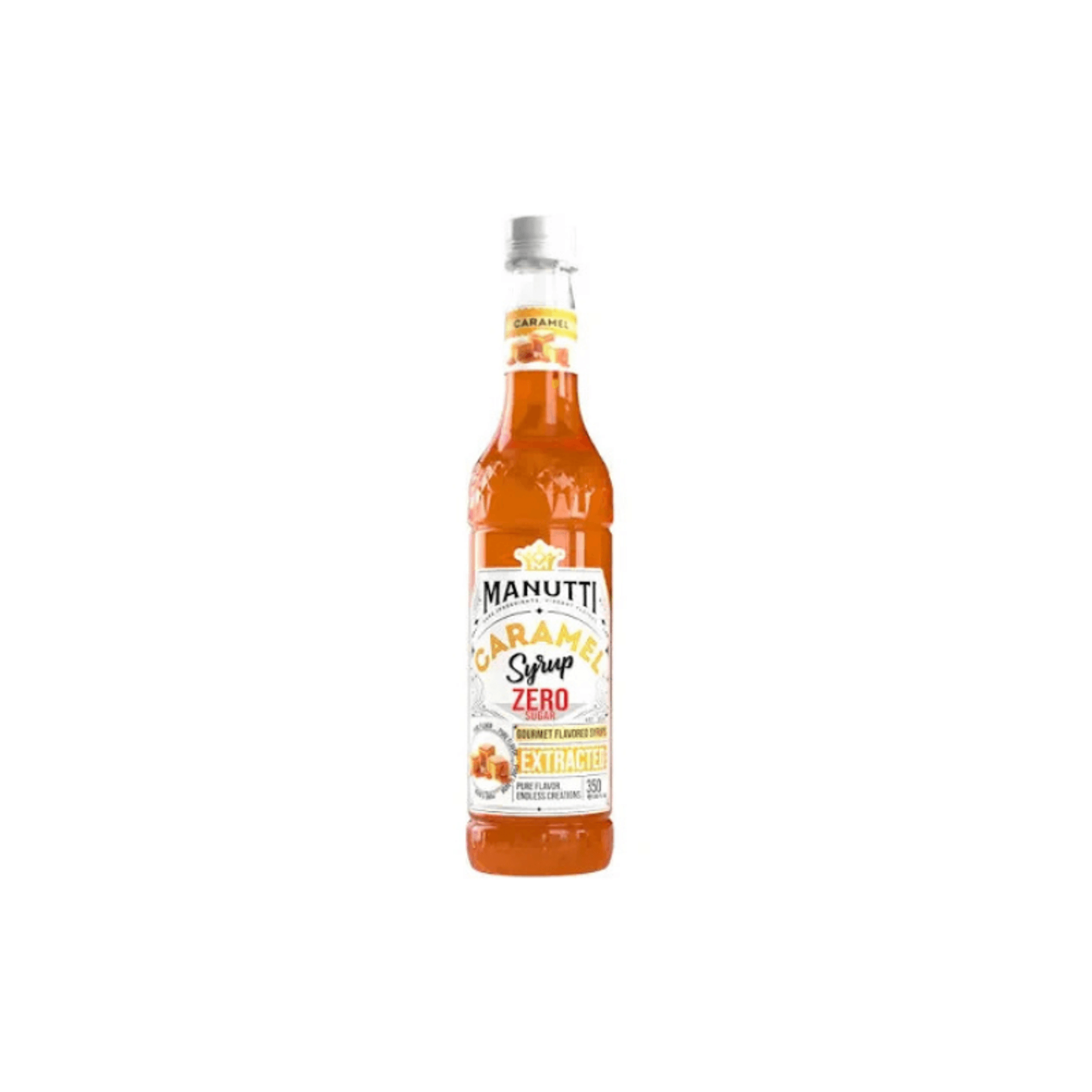 Manutti - Zero Sugar Caramel Syrup - 350 ml bottle