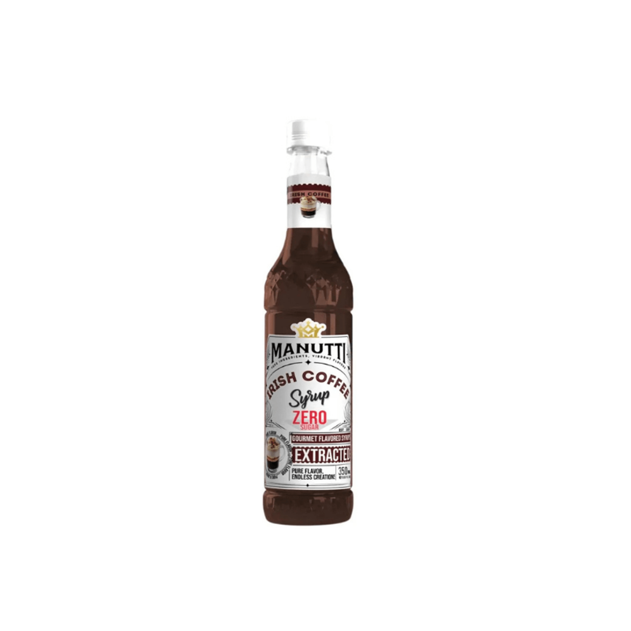 Manutti - Zero Sugar Irish Coffee Syrup - 350 ml bottle
