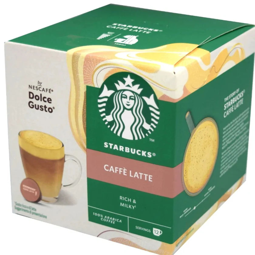 Starbucks Caffe Latte Dolce Gusto - 12 Capsules