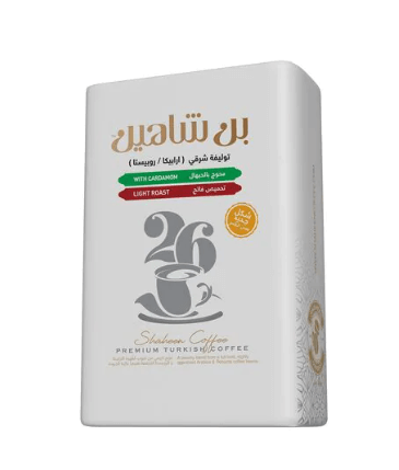 Shaheen Coffee - Oriental Light With Cardamom Turkish Coffee - 200g
