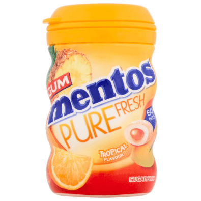 Mentos - Pure Fresh Tropical Sugar Free - 100g