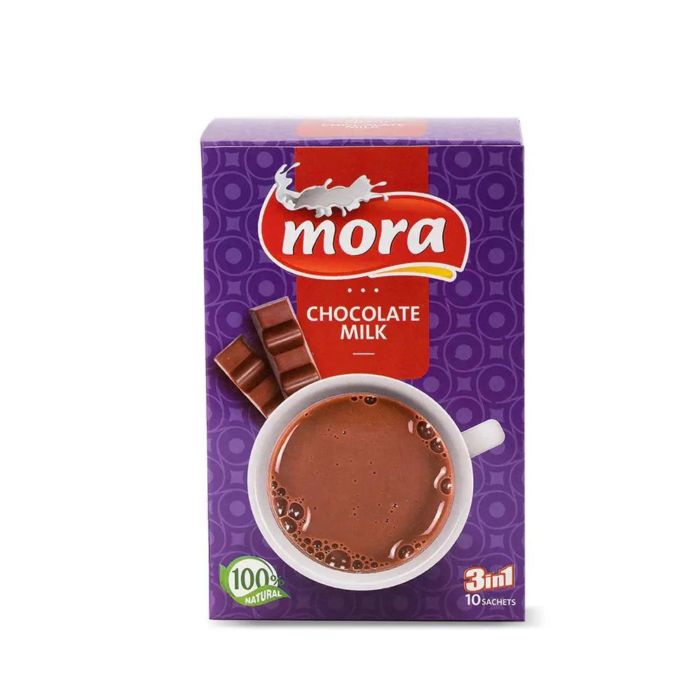 Tawzeea Mora -Instant chocolate with Milk- 3 in 1 -10 Sachets at Coffee & Cream Egypt
