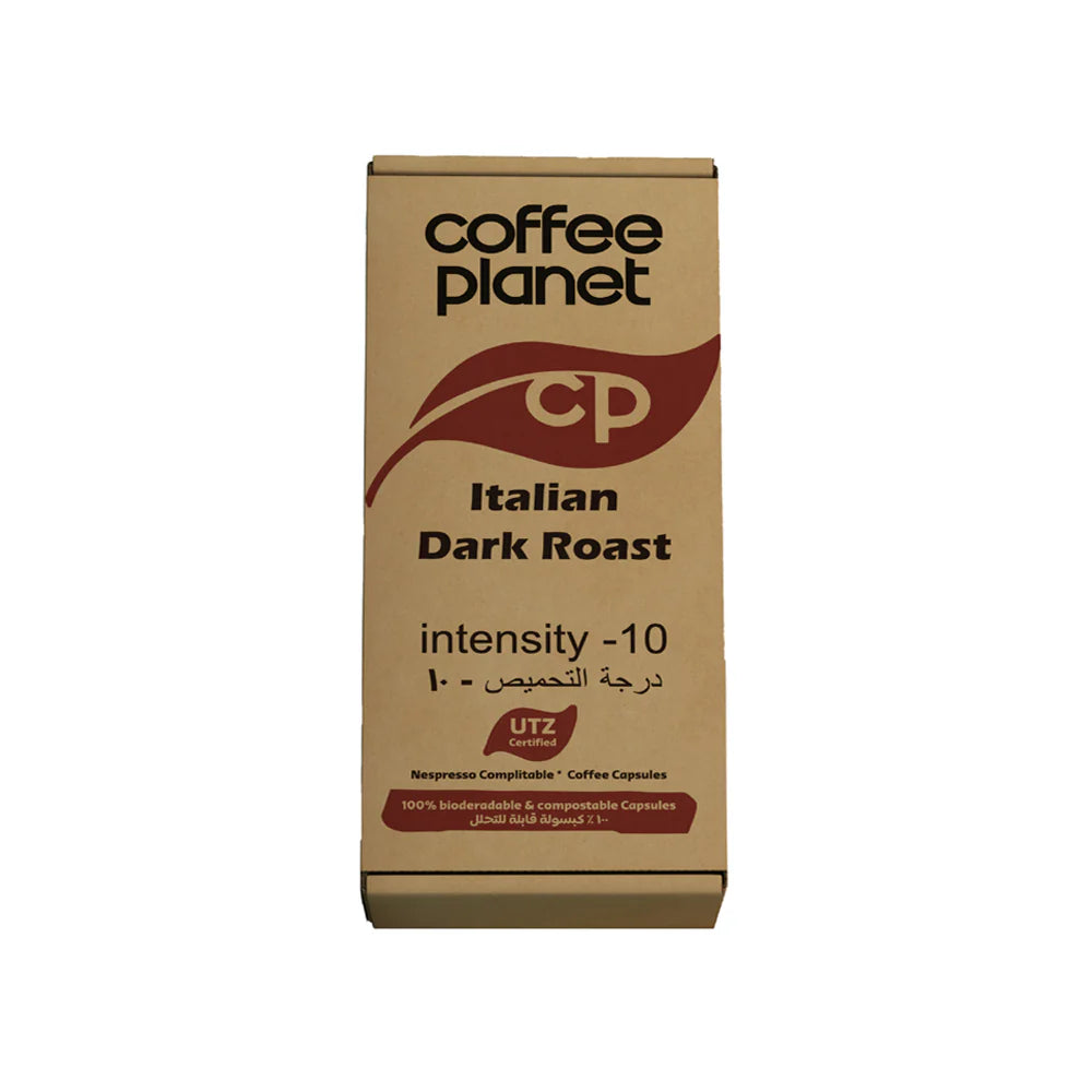 Coffee Planet - Italian Dark Roast Coffee Capsules -10 capsules